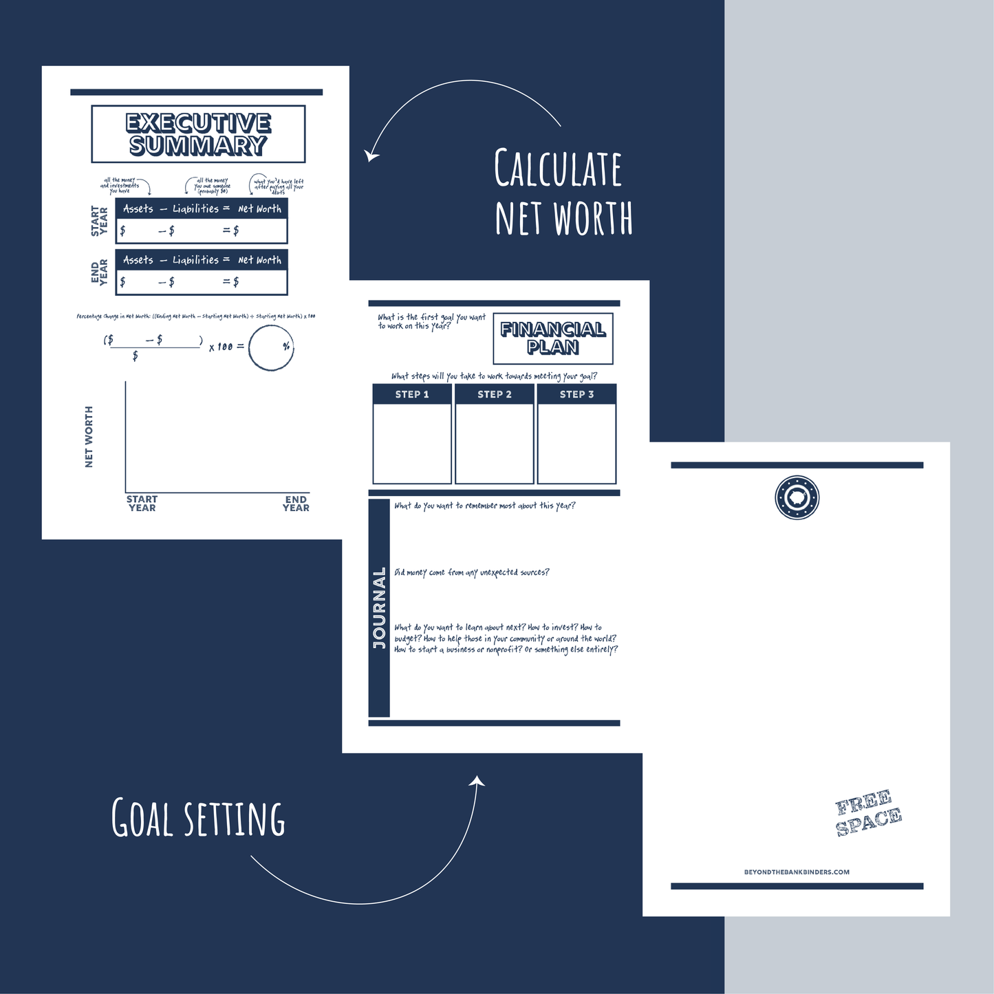 Annual Financial Report Template for Kids Printable