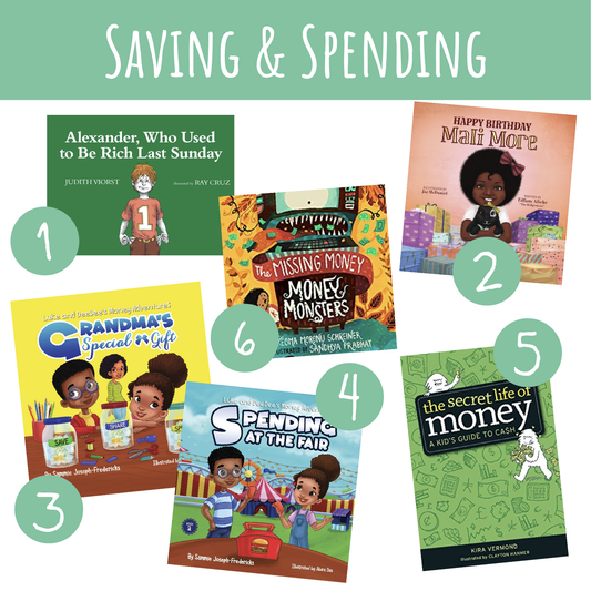 6 Books To Teach Kids About Saving & Spending