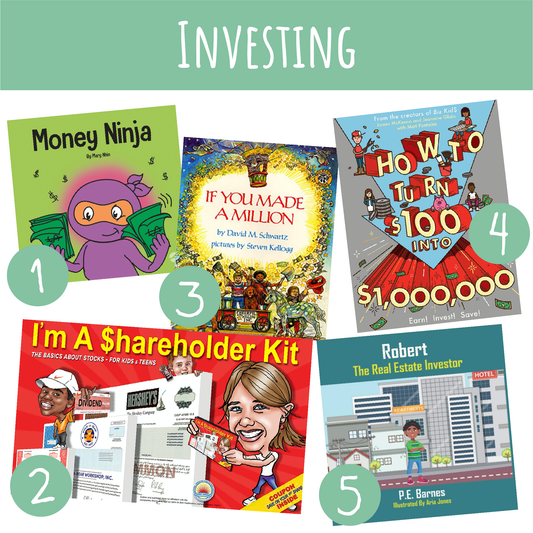 5 Books to Teach Kids About Investing