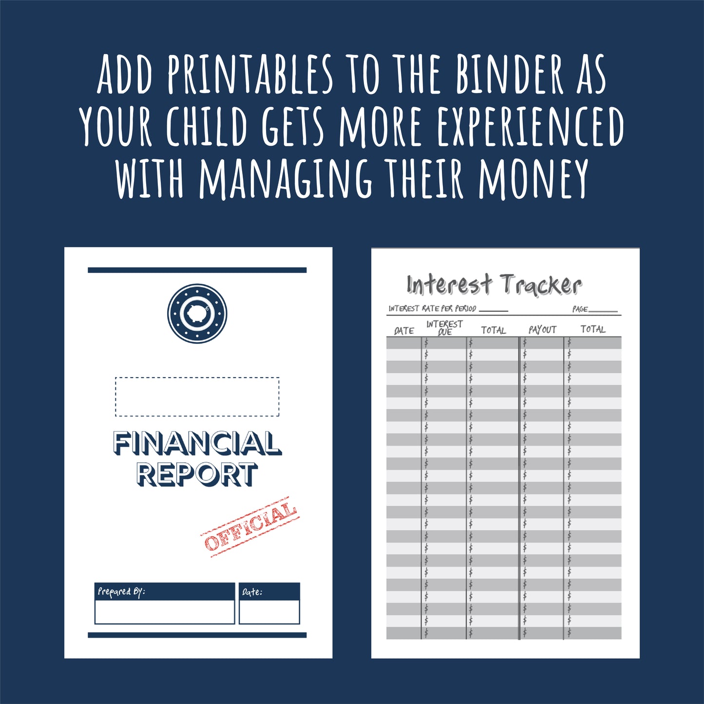 Money Management Binder for Teens