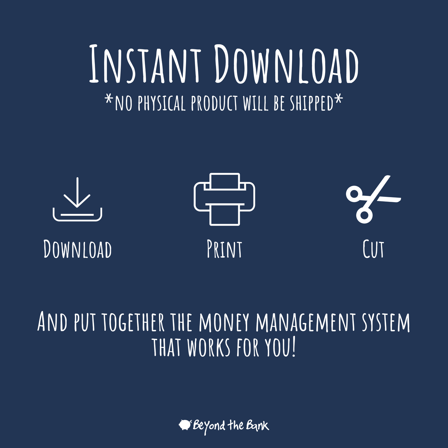 Money Management System for Kids Printable